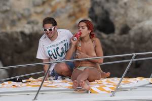 Rita Ora Topless On A Yacht In Tuscany u7b4h26flz