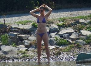 Voyeur Purple Bikini Girl Spy 07b8qss5to