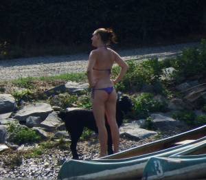 Voyeur Purple Bikini Girl Spy 67b8qsxfpn