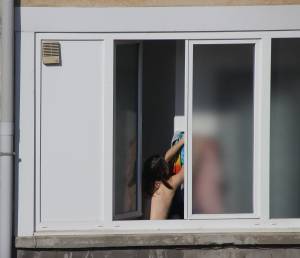 Voyeur _ neighbour topless at the window h7bn1a0kyo