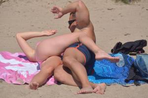 Horny couple on the beach 37bovkjo4b
