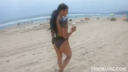 Gina Valentina Thickie Riding On His Surfboard (x200) 67bqjf3qee