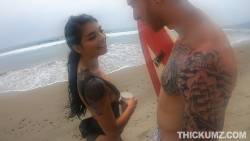 Gina Valentina Thickie Riding On His Surfboard (x200) v7bqjf85vu