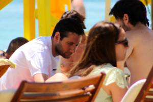 Mature caught topless in Paraga beach, Mykonos 47bwtdvjap