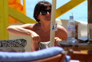 Mature caught topless in Paraga beach, Mykonos z7bwteeeew