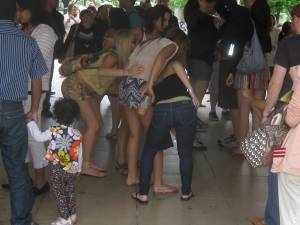 Babes At The Bean - Nice Green Panties! x7bx8mjuhm