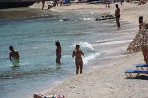 Babe I caught topless in Kalafatis beach, Mykonos 47bx8atcer